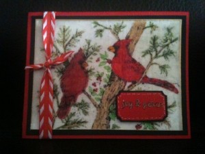 faux tile cardinals