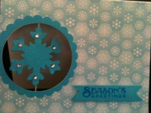 front view snowflake