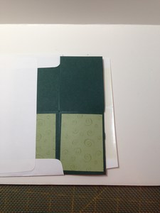 Male card in a box flat