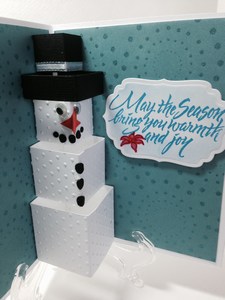 snowman card inside