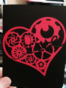 mini-Love gear heart