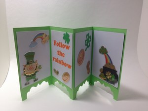 St Pattys day screen card inside