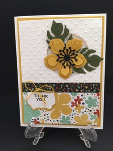 Yellow flower Thank you front