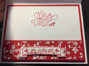 My Valentine heart inside