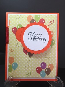 Birthday slider card